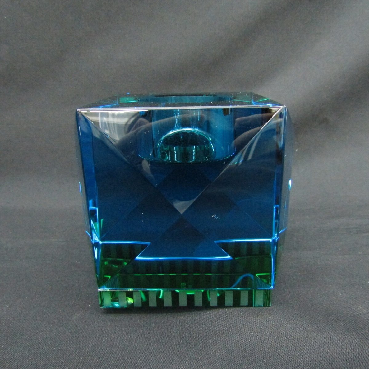 1円～【美品】REFLECTION OPHELIA T-LIGHT ティーライトホルダー アズール グリーン 箱付 11974826 1128_画像2