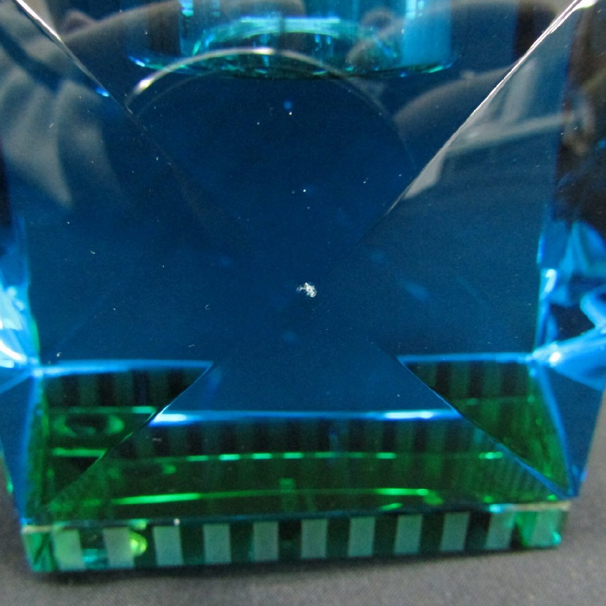 1円～【美品】REFLECTION OPHELIA T-LIGHT ティーライトホルダー アズール グリーン 箱付 11974827 1130_画像4