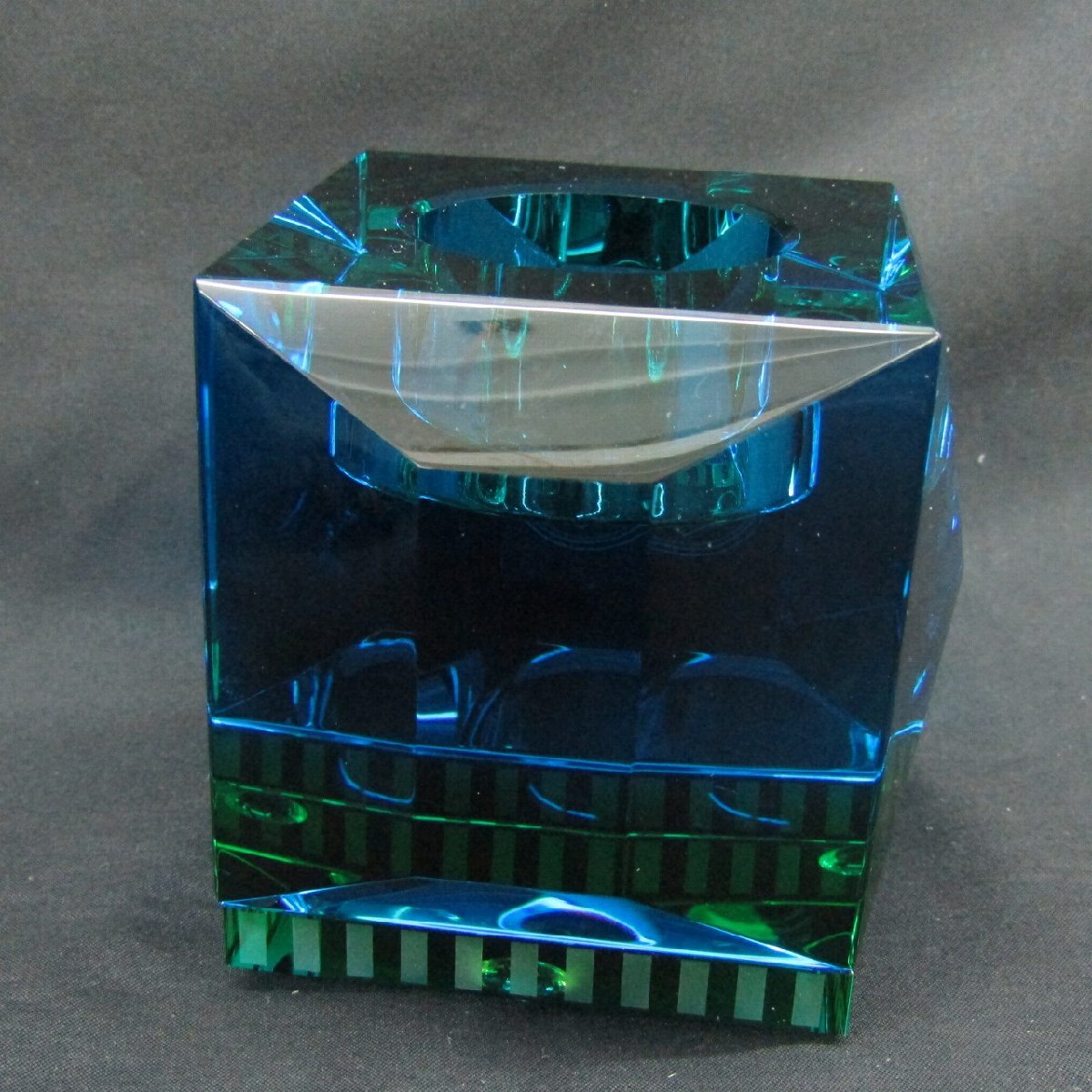 1円～【美品】REFLECTION OPHELIA T-LIGHT ティーライトホルダー アズール グリーン 箱付 11974826 1128_画像4