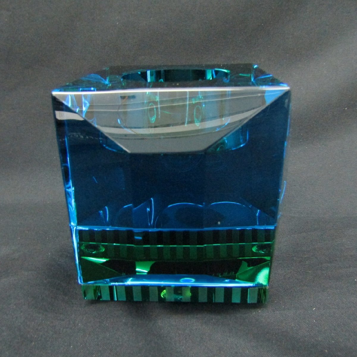 1円～【美品】REFLECTION OPHELIA T-LIGHT ティーライトホルダー アズール グリーン 箱付 11974827 1130_画像5