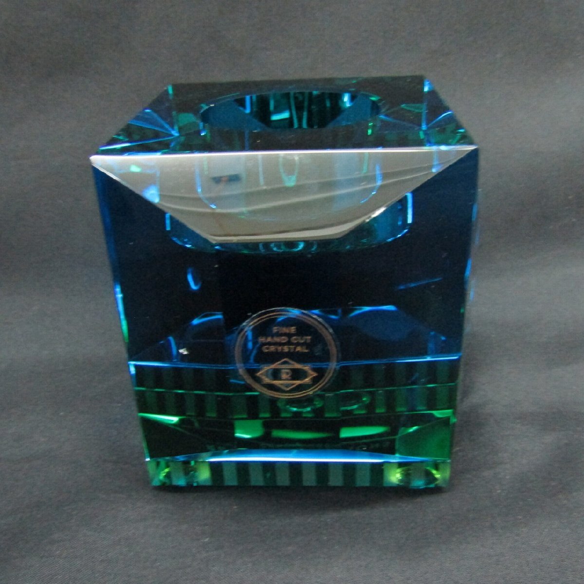 1円~【美品】REFLECTION OPHELIA T-LIGHT ティーライトホルダー アズール グリーン 箱付 11974829 1128_画像5