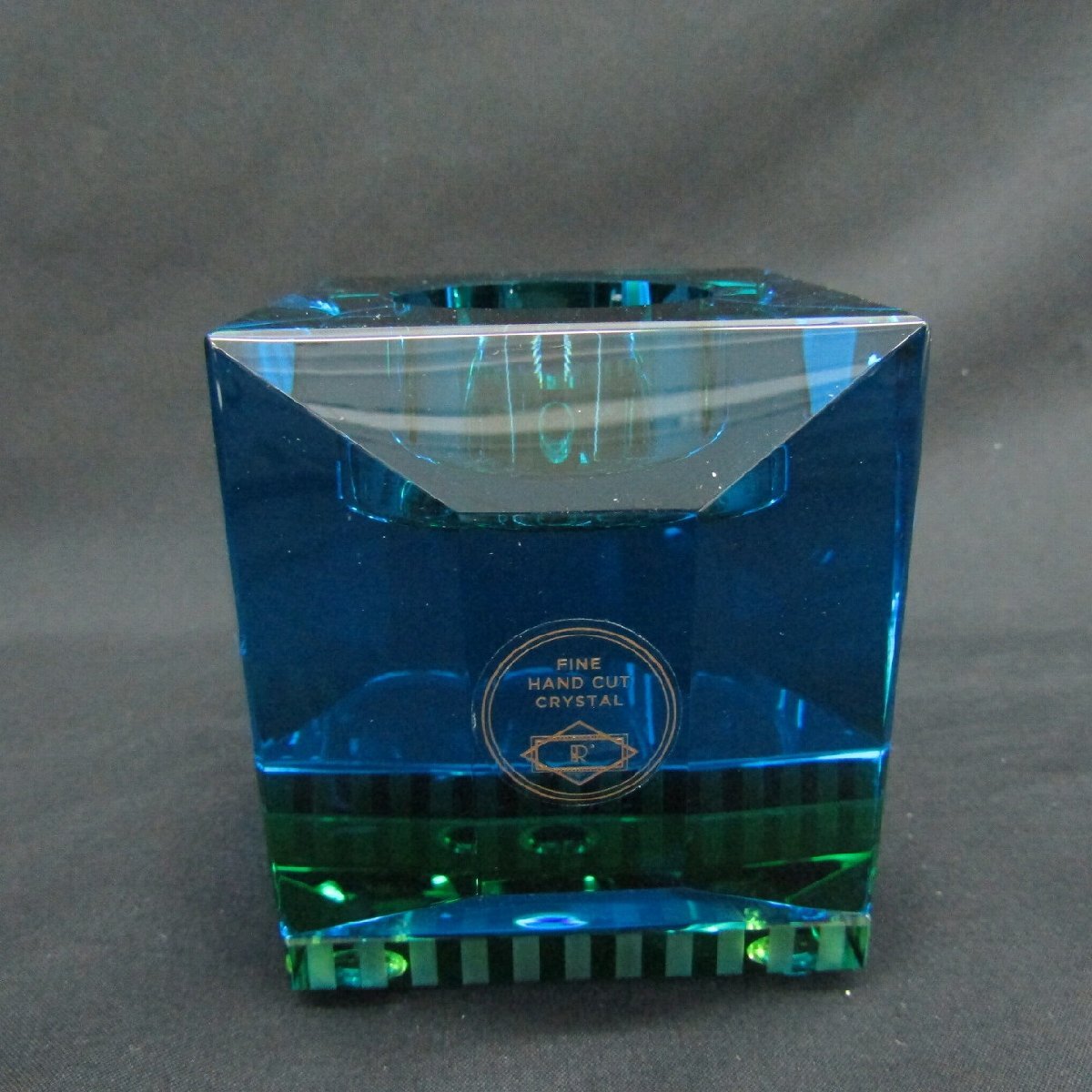 1円～【美品】REFLECTION OPHELIA T-LIGHT ティーライトホルダー アズール グリーン 箱付 11974827 1130_画像2