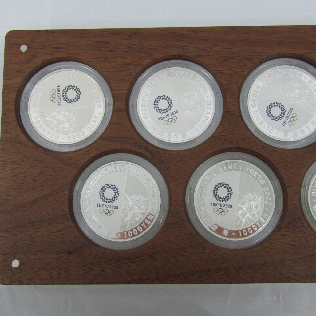 【記念硬貨】東京2020オリンピック競技大会記念 千円銀貨幣 コンプリートセット 箱付 11977686 1130_画像5