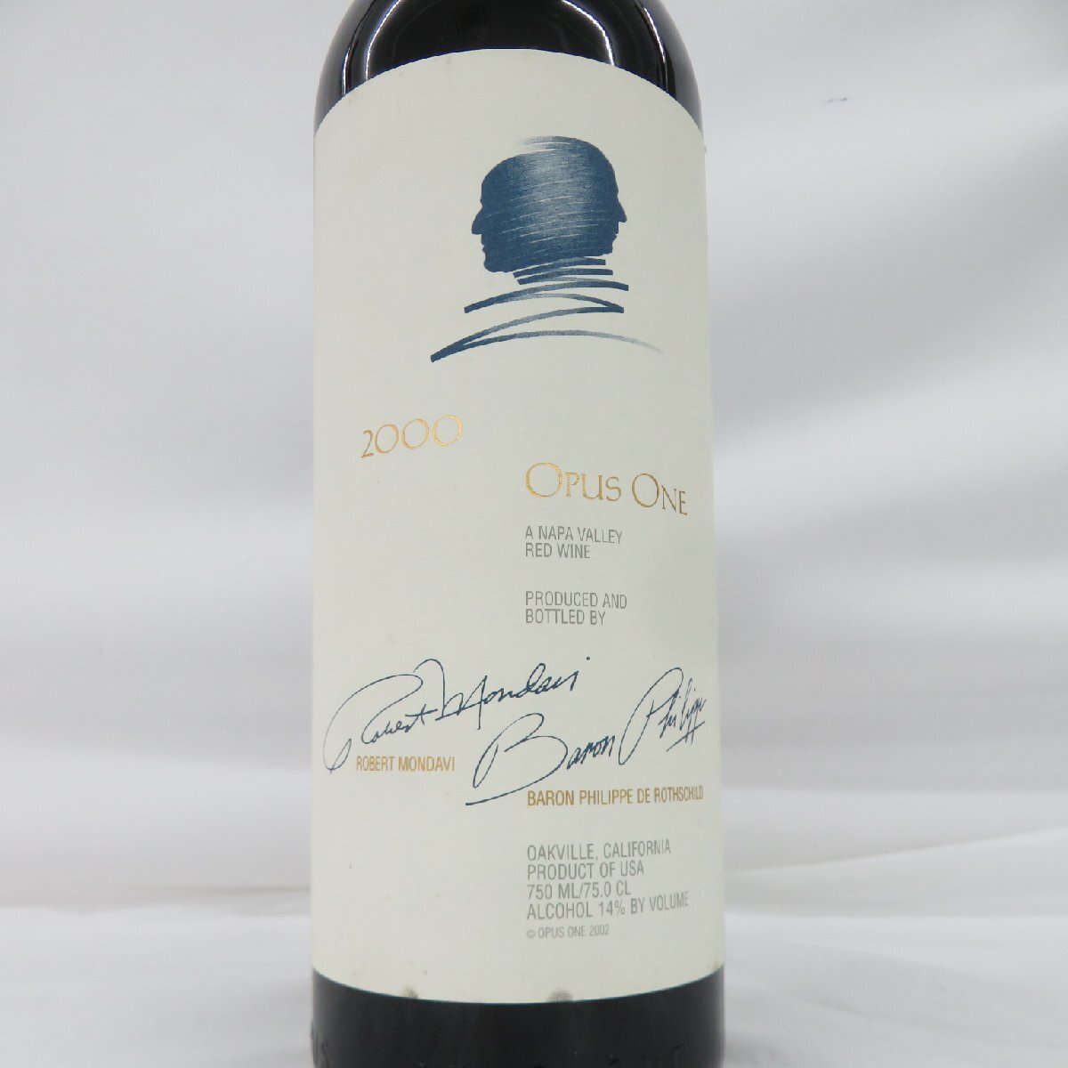 【未開栓】OPUS ONE オーパスワン 2000 赤 ワイン 750ml 14% 11982165 1130_画像2