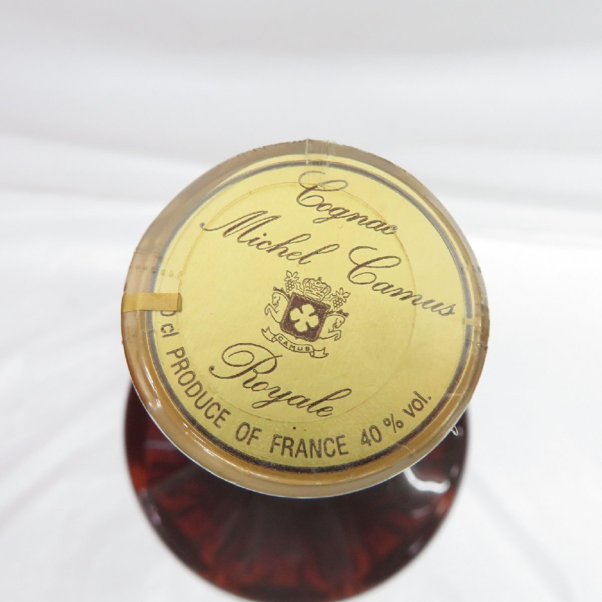 【未開栓】CAMUS カミュ ミシェル ロイヤル バカラボトル ブランデー 700ml 40% 箱/替栓/冊子付 11982668 1130_画像5