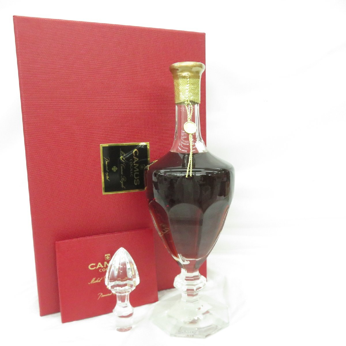 【未開栓】CAMUS カミュ ミシェル ロイヤル バカラボトル ブランデー 700ml 40% 箱/替栓/冊子付 11982668 1130_画像1