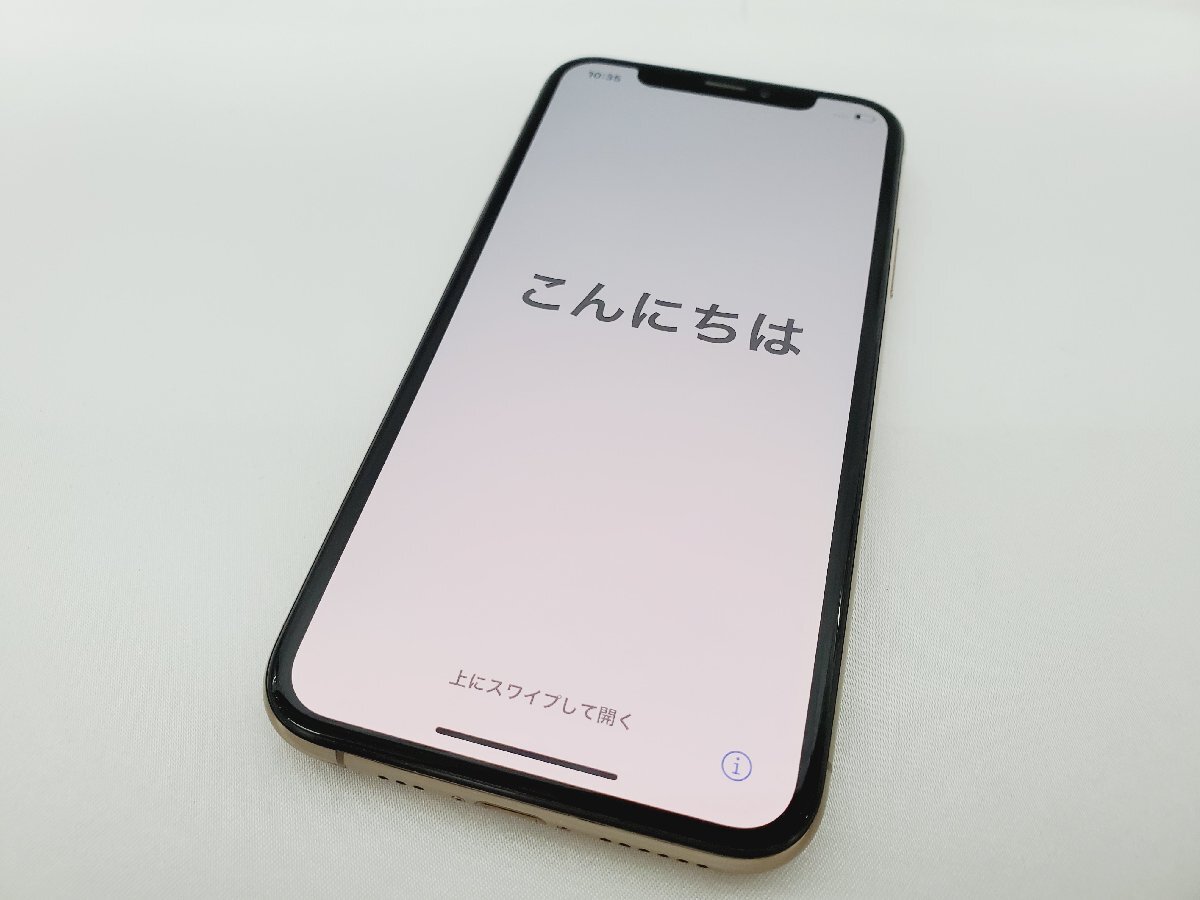 1 иен ~[ б/у товар ]au by KDDIe- You смартфон Apple iPhone Xs 64GB MTAY2J/A Gold 0 *SIM разблокирован .11950767 1112