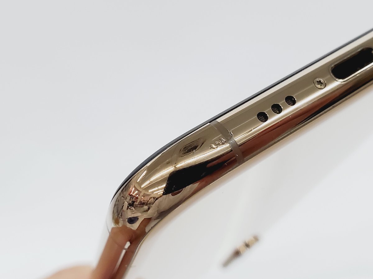 1 иен ~[ б/у товар ]au by KDDIe- You смартфон Apple iPhone Xs 64GB MTAY2J/A Gold 0 *SIM разблокирован .11950767 1112