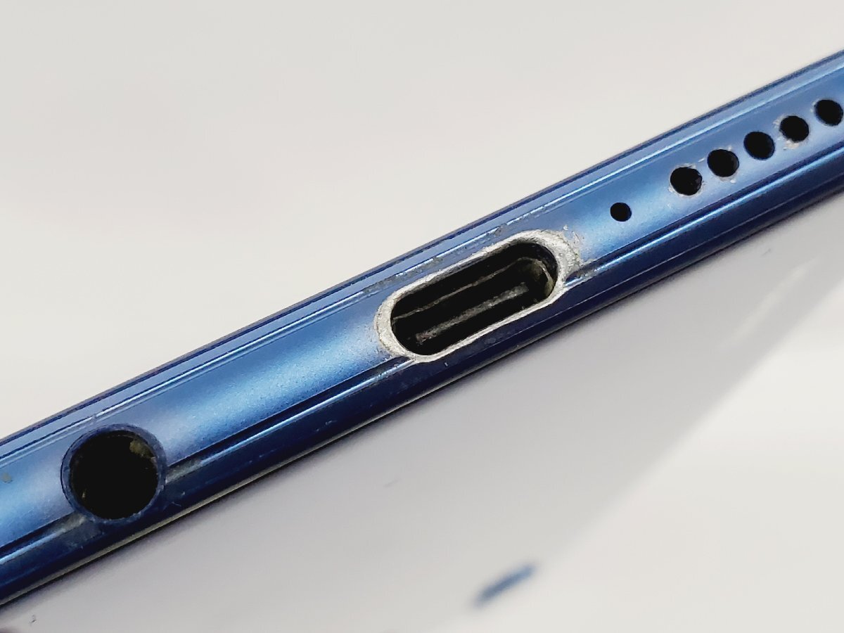 1 иен ~[ б/у товар ]Y!mobile смартфон HUAWEI P20 lite ANE-LX2J Klein голубой суждение 0 *SIM разблокирован .907372196 1113