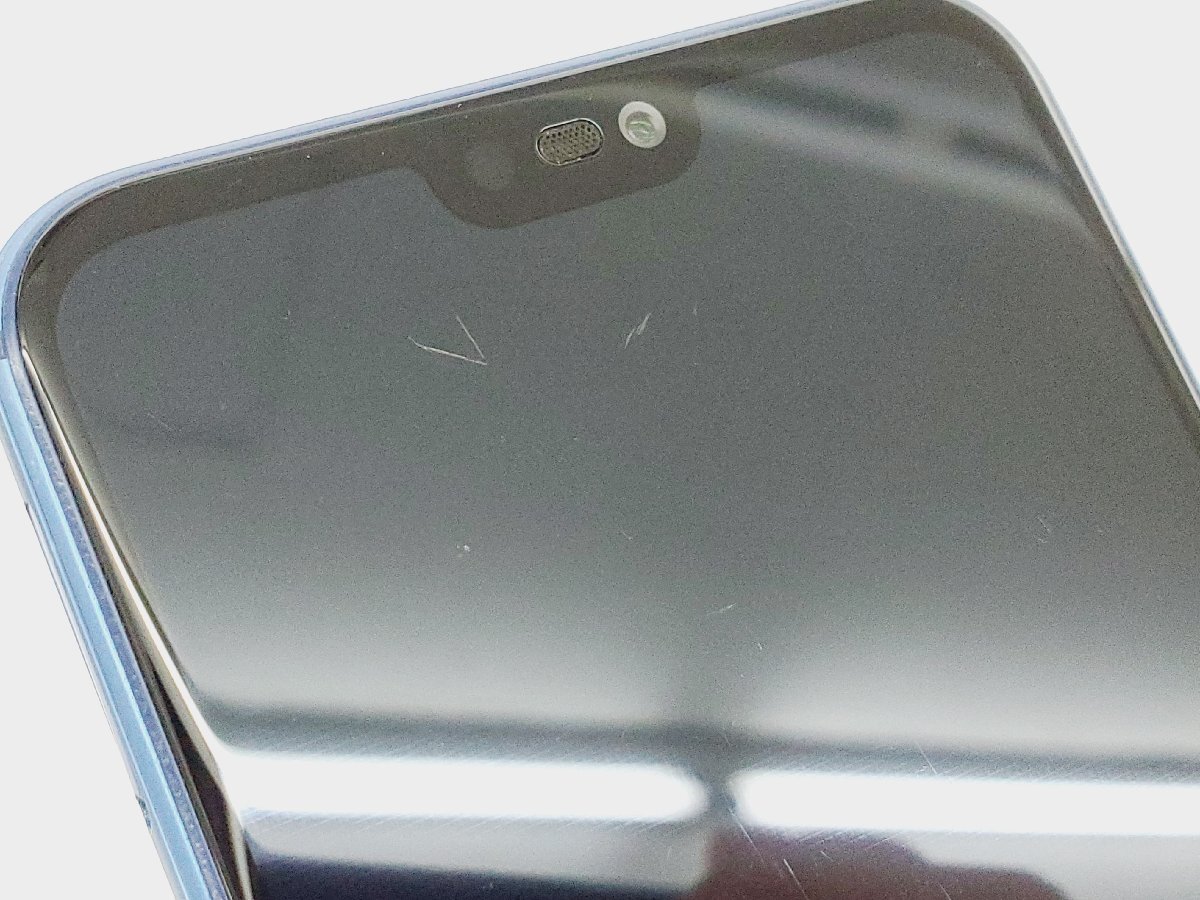 1 иен ~[ б/у товар ]Y!mobile смартфон HUAWEI P20 lite ANE-LX2J Klein голубой суждение 0 *SIM разблокирован .907372196 1113