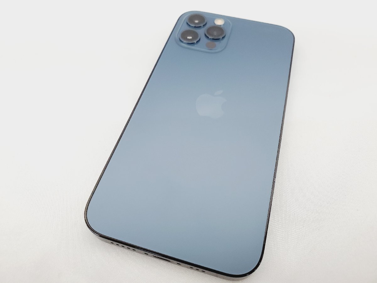 1 иен ~[ Junk ]docomo Apple iPhone12 Pro 256GB MGMD3J/A Pacific голубой суждение 0 *SIM разблокирован /BT не стандартный товар 957123376 1113