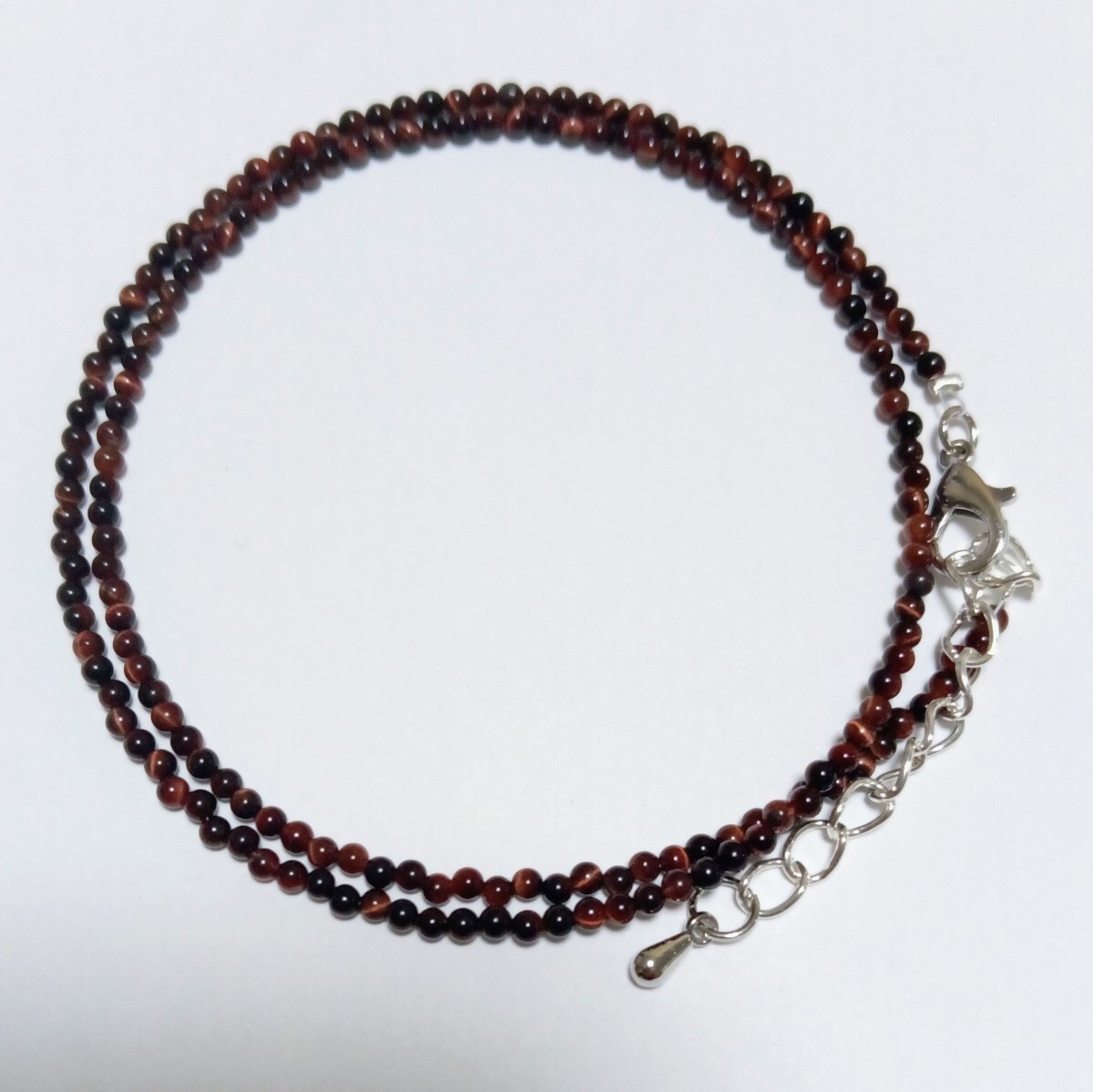 天然レッドタイガーアイ ネックレス_画像2