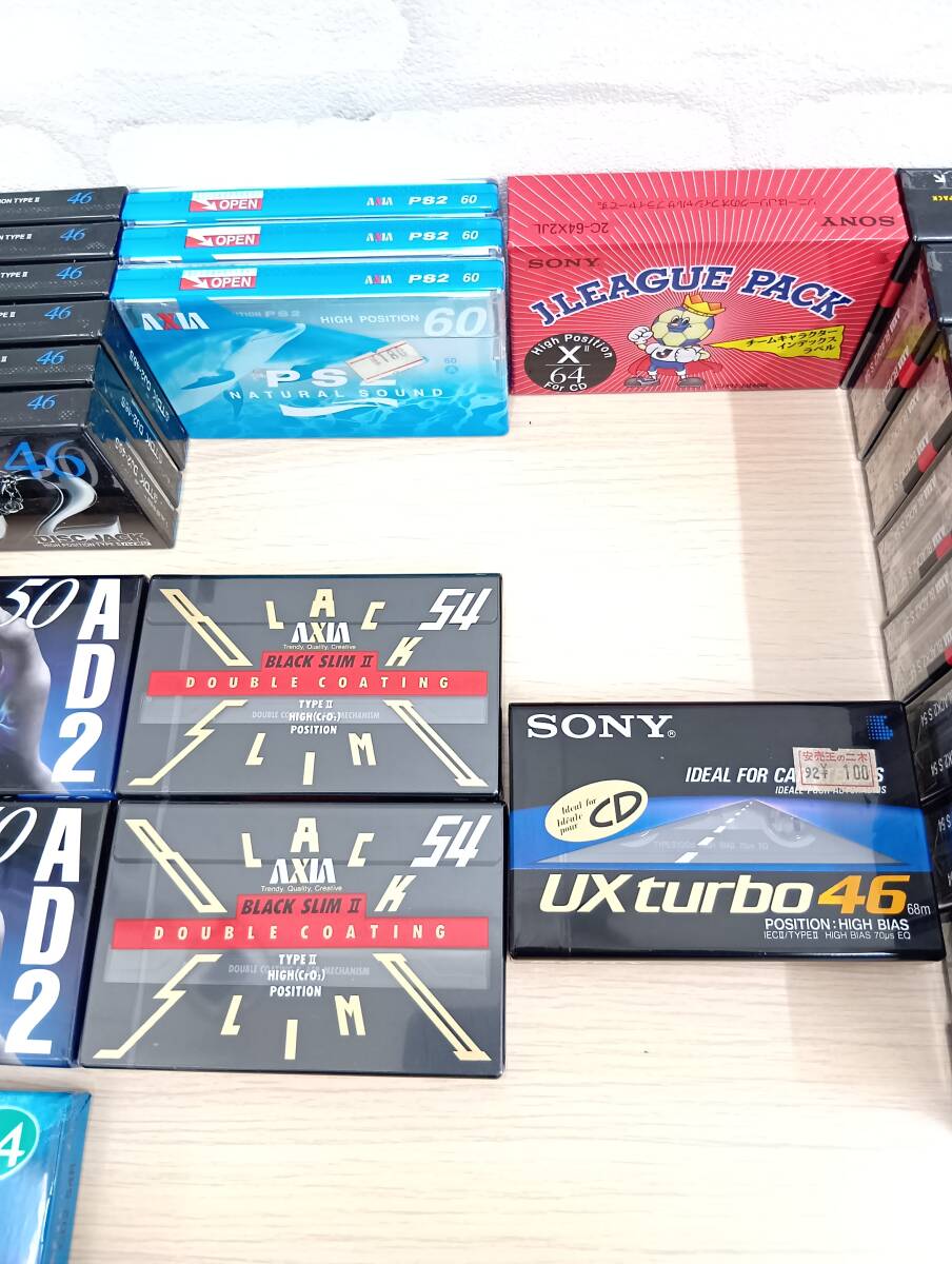 [3176][ не использовался / нераспечатанный ] TDK/AXIA/SONY кассетная лента * все Hi Posi ×5 1 шт. продажа комплектом * все нераспечатанный товар 