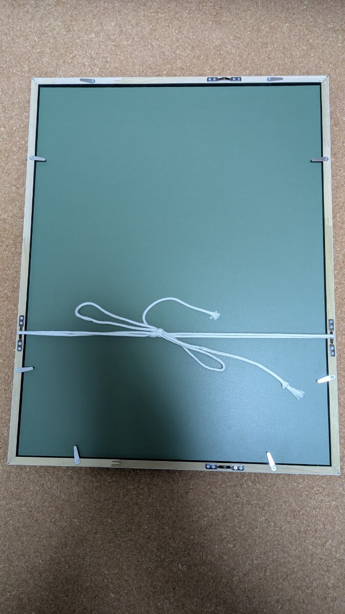 額縁　ユニフォーム額　強化型アクリル付 額外寸 約446×567 額内寸 424×545 (半切) 5871　日本製_画像2