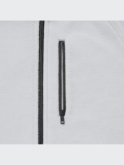 ラスト！新品　ユニクロ　ライトフリースフルジップパーカ(長袖)　グレー　M_画像3
