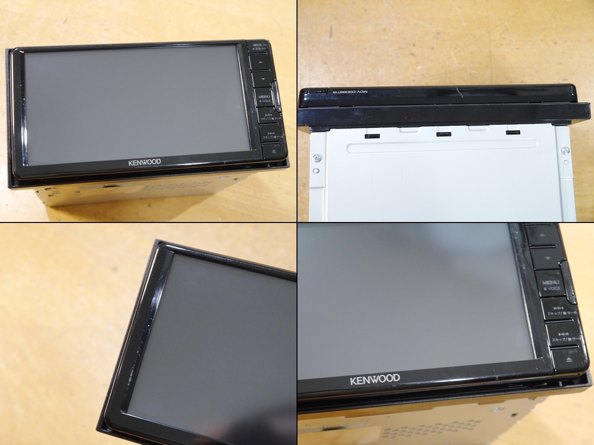 【1126】 MDV-D309BTW 2025年最新地図 彩速ナビ 未使用アンテナ付 ワンセグ/Bluetooth/録音/SD/iPod 多言語 KENWOOD_画像8