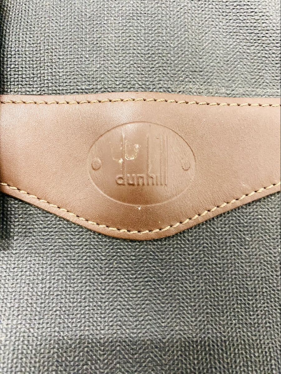 【dunhill】ダンヒル　ボストンバック 約55cm ショルダーストラップ付き 旅行カバン 大容量 GSY111901_画像3