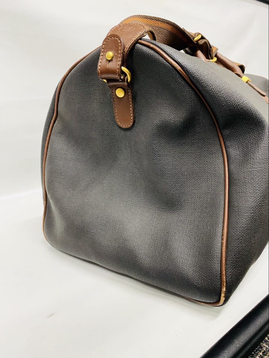 【dunhill】ダンヒル　ボストンバック 約55cm ショルダーストラップ付き 旅行カバン 大容量 GSY111901_画像4