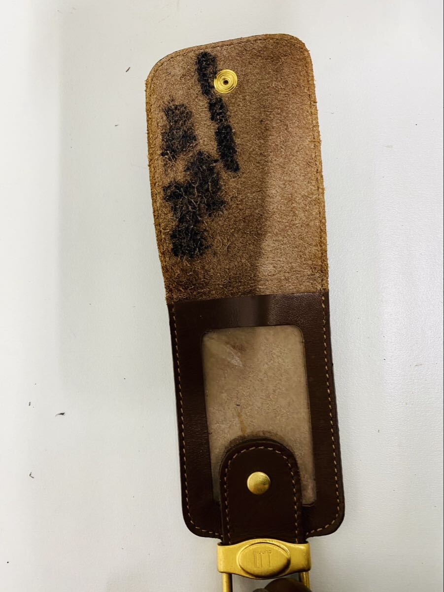 【dunhill】ダンヒル　ボストンバック 約55cm ショルダーストラップ付き 旅行カバン 大容量 GSY111901_画像9