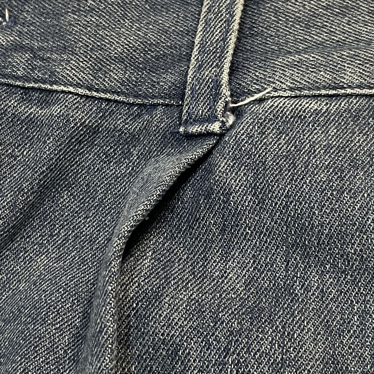美品 Sinss スーパーワイド タック入り デニムパンツ グラデーション シンス Wide straight gradation Denim ジーンズ バギー ストレート_画像5
