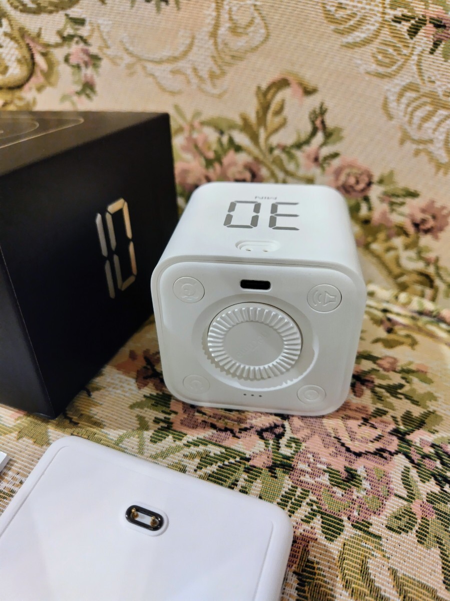 ★【TickTimer】キューブタイマー ポモドーロタイマー Type-C充電式1400mAh _画像3