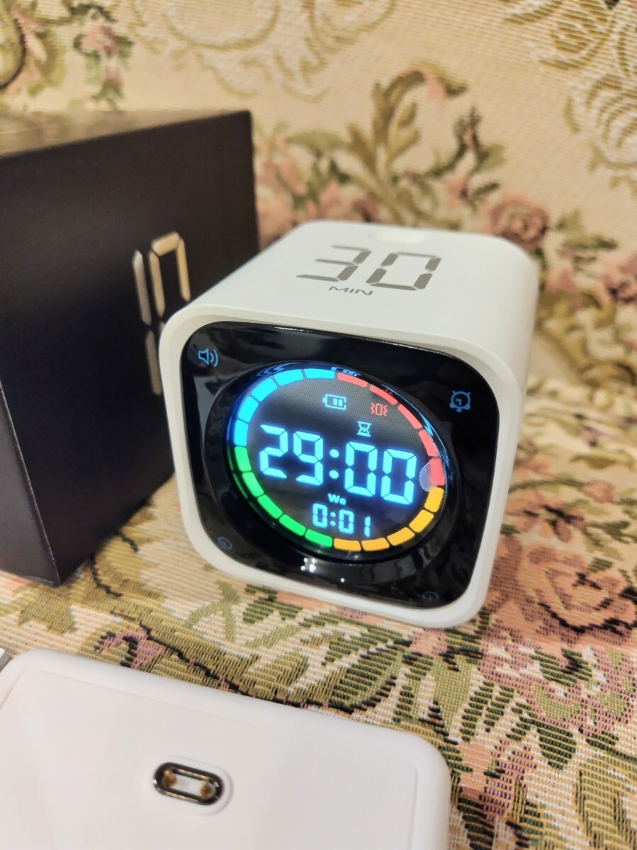★【TickTimer】キューブタイマー ポモドーロタイマー Type-C充電式1400mAh _画像4