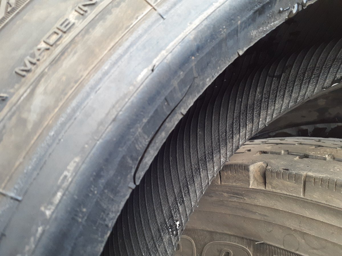 上パF7089■225/80R17.5 123/122L 6本価格 YOKOHAMA 905W 送料無料 冬 ’23年 6~7分山 中型 トラック 4t 地山 スタッドレス ._画像10