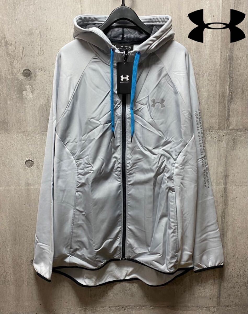 未使用　正規品 アンダーアーマー　XL メンズ　フルジップパーカー Uさフリース マックス フルジップ フーディー 定価8800円_画像1