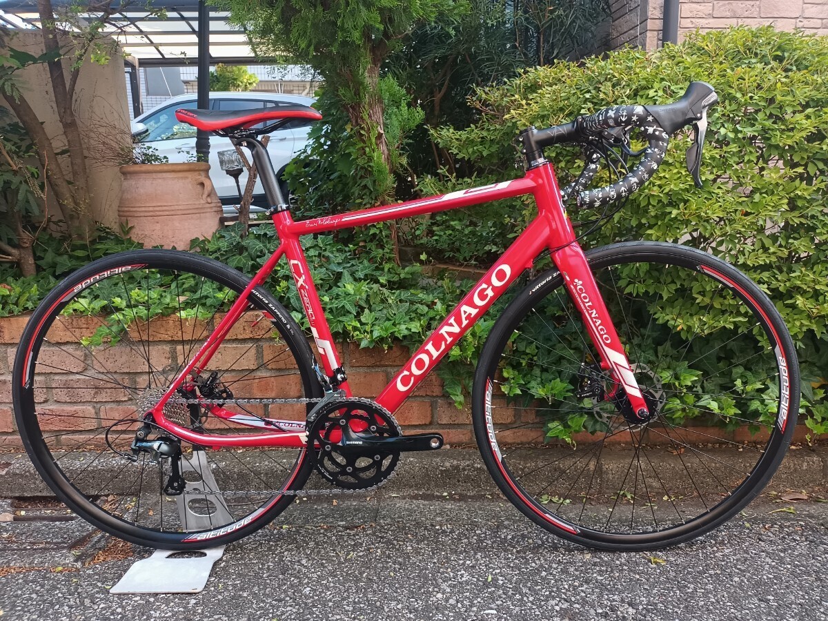 【点検整備済ディスクブレーキ車】COLNAGO CX-ZERO ALU DISC 2015 2×10s 9.3kg size：500 T-T長：526mm 適応身長165~175cm_画像1