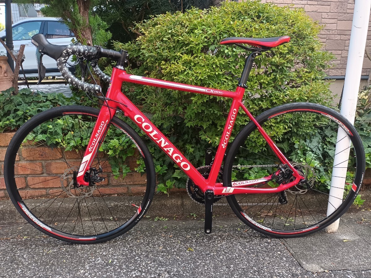 【点検整備済ディスクブレーキ車】COLNAGO CX-ZERO ALU DISC 2015 2×10s 9.3kg size：500 T-T長：526mm 適応身長165~175cm_画像9