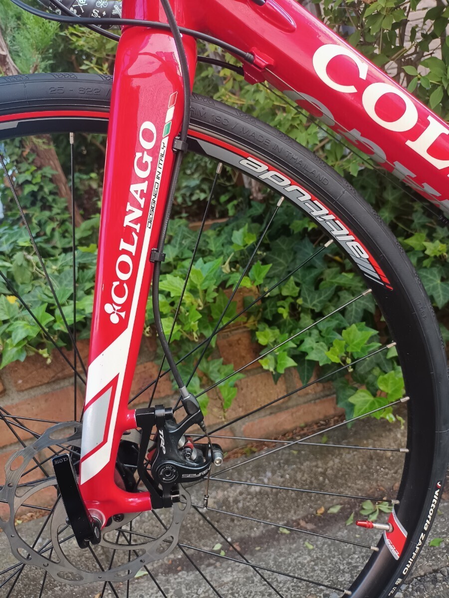 【点検整備済ディスクブレーキ車】COLNAGO CX-ZERO ALU DISC 2015 2×10s 9.3kg size：500 T-T長：526mm 適応身長165~175cm_画像4