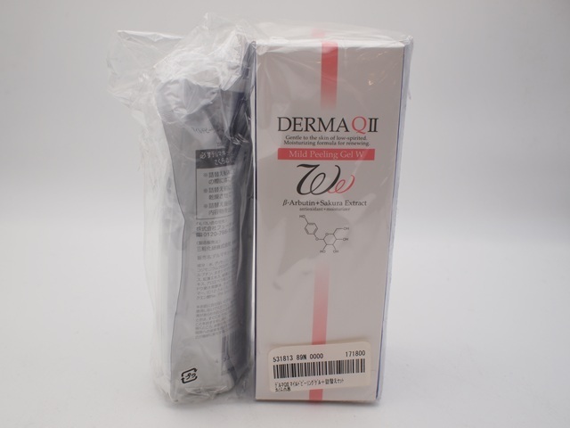 デルマキューⅡ マイルドピーリングゲル Wタイプ さくらの香り 詰め替えセット スキンケア 未開封 ショップチャンネル DERMA QⅡ_画像1