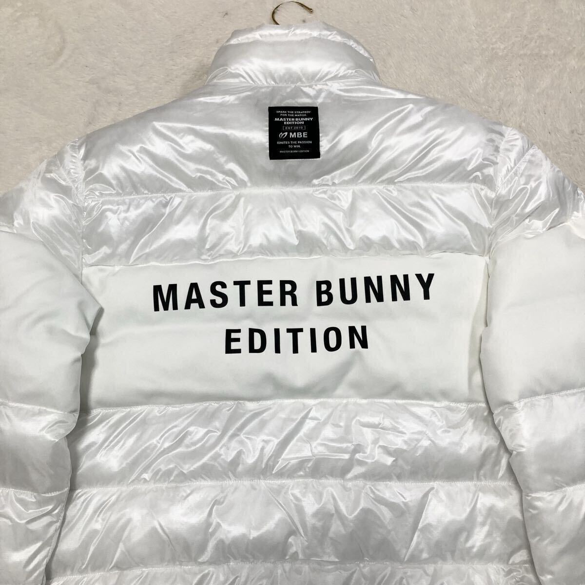 極美品 現行 パーリーゲイツ PEARLY GATES MASTERBUNNY マスターバニー ダウンジャケット ゴルフウェア GOLF 6 LX センター ロゴ 白 長袖_画像8