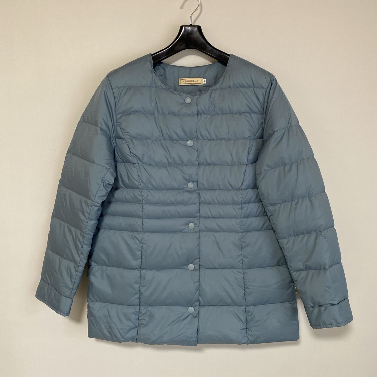 クロコダイル CROCODILE ライトダウン 軽量 水色 M DMW_画像1