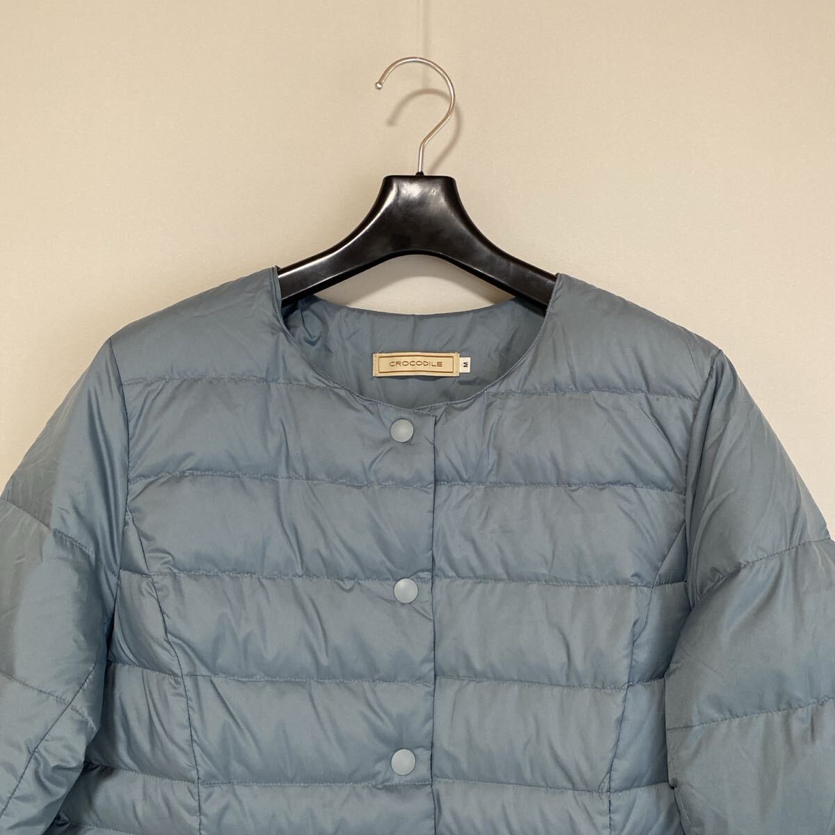クロコダイル CROCODILE ライトダウン 軽量 水色 M DMW_画像2