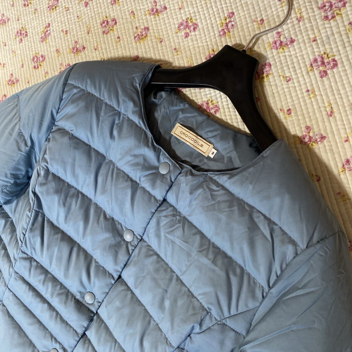 クロコダイル CROCODILE ライトダウン 軽量 水色 M DMW_画像6