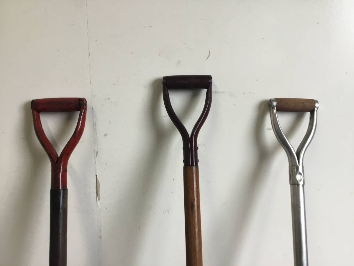 △ y 岐阜発/ スコップ/ 3本セット/ 角スコップ2本/ 剣先スコップ1本/ 農業/ 土木/ 建築/ 現状品/ R7.11/13 △_画像6