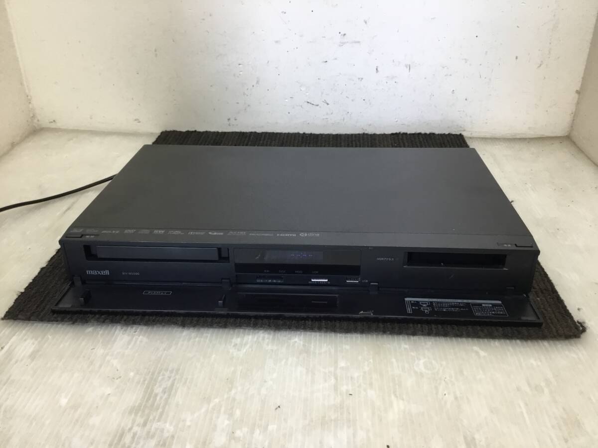 △ y 岐阜発/ Maxell/ マクセル/ ブルーレイレコーダー/ BIV-WS500/ 2014年製/ ジャンク/ トレイ開閉不可/ B-CAS付き/ 現状品/ R7.11/18 △_画像2