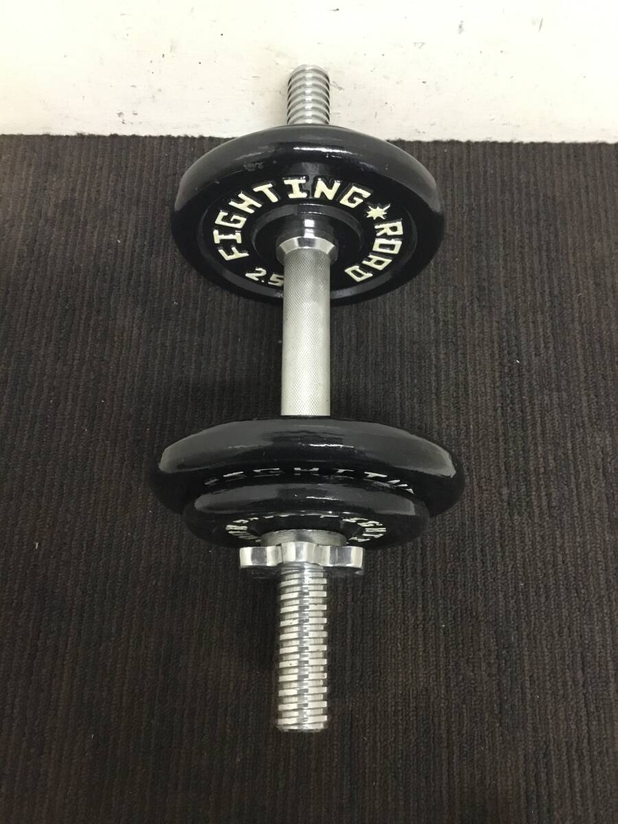 △ y 岐阜発/ ダンベル/ 2個セット/ 2.5kg×4枚/ 1.25kg×4枚/ 1個10kg/ 筋トレ/ トレーニング/ 現状品/ R7.11/13 △_画像4