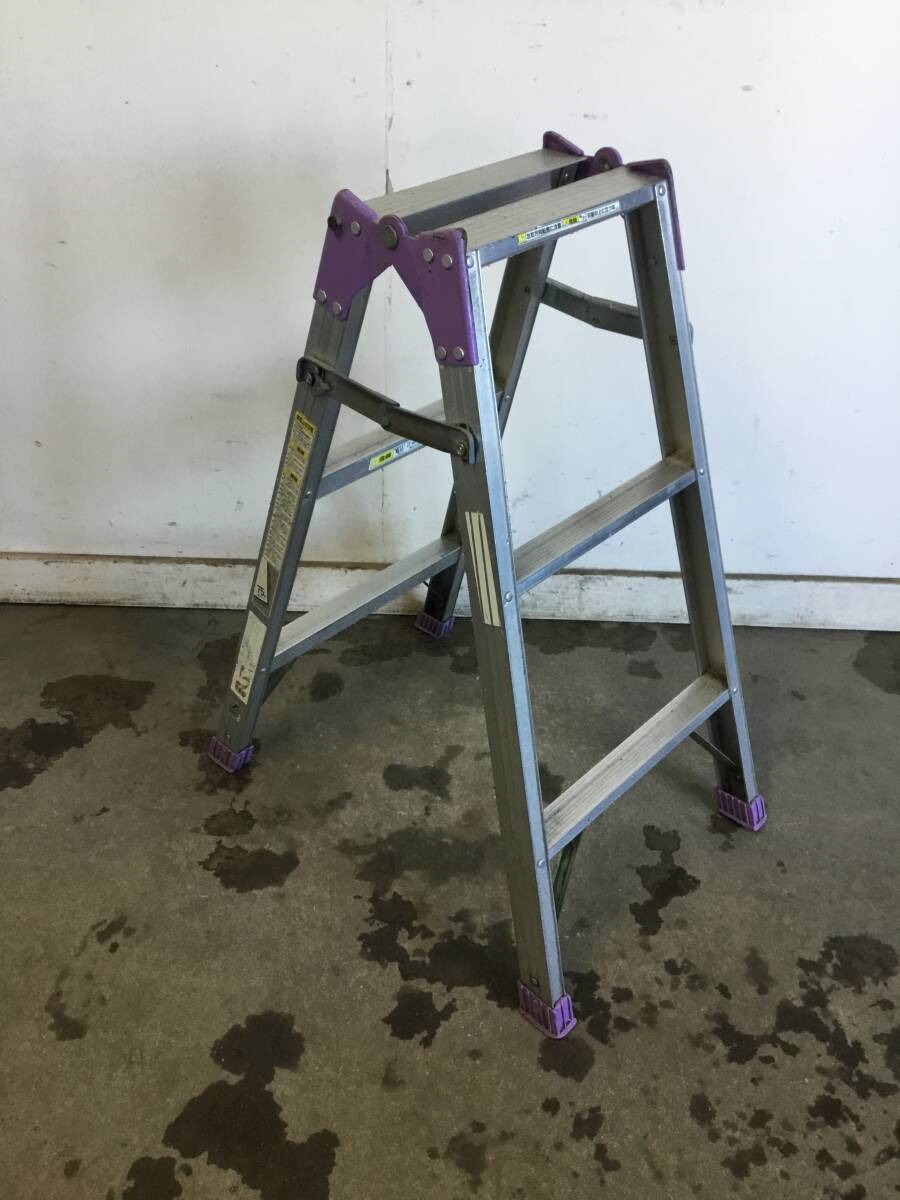 △ y ⑩ 岐阜発/ アルインコ/ はしご兼用脚立/ MR-90S/ 3段/ 踏み台/ 脚立/ 現状品/ R7.11/20 △_画像3