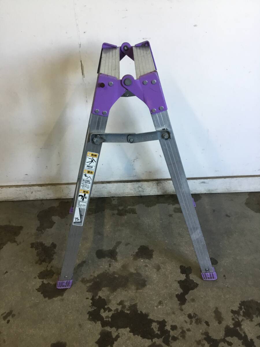 △ y ⑩ 岐阜発/ アルインコ/ はしご兼用脚立/ MR-90S/ 3段/ 踏み台/ 脚立/ 現状品/ R7.11/20 △_画像4