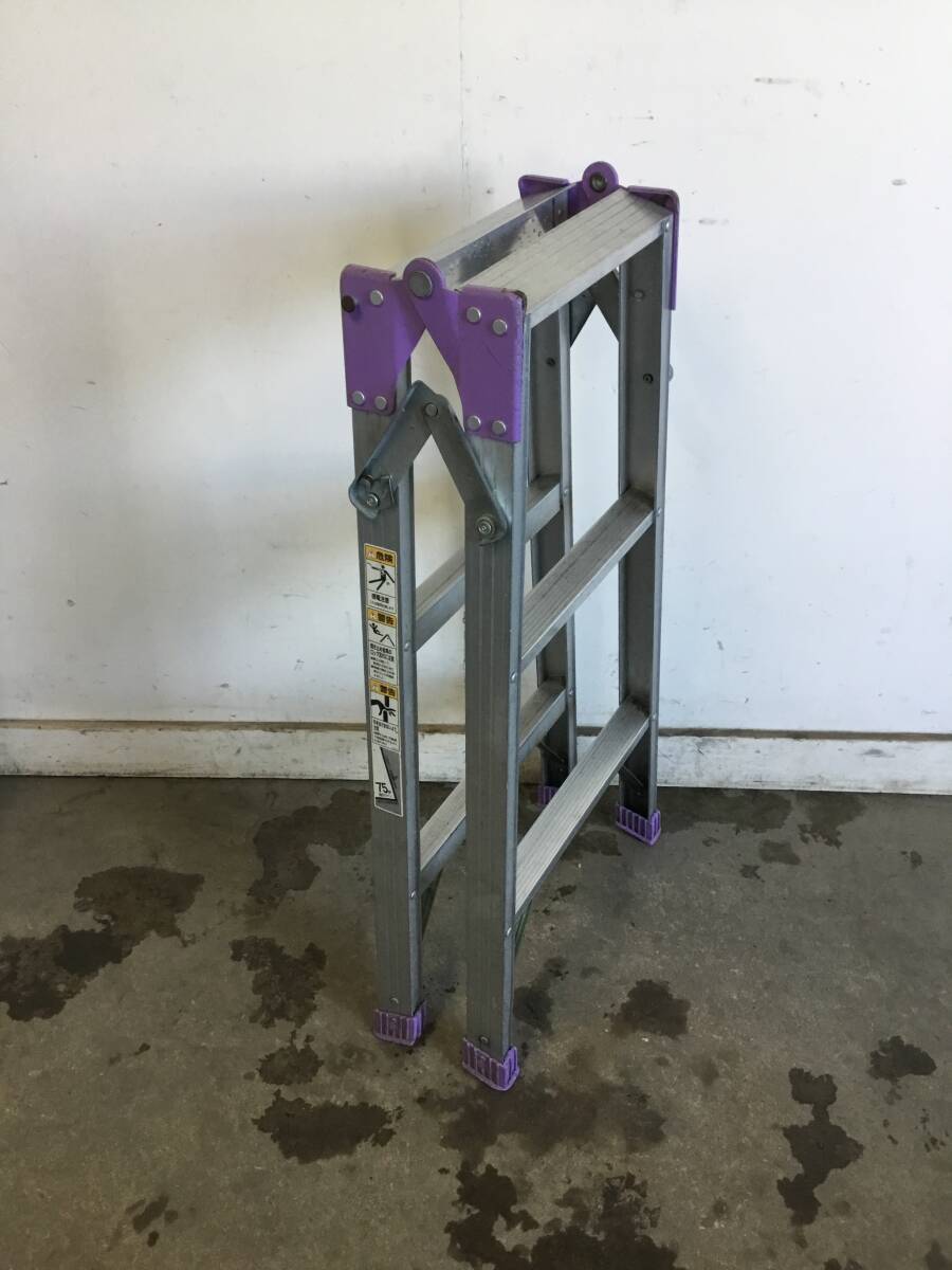 △ y ⑩ 岐阜発/ アルインコ/ はしご兼用脚立/ MR-90S/ 3段/ 踏み台/ 脚立/ 現状品/ R7.11/20 △_画像5