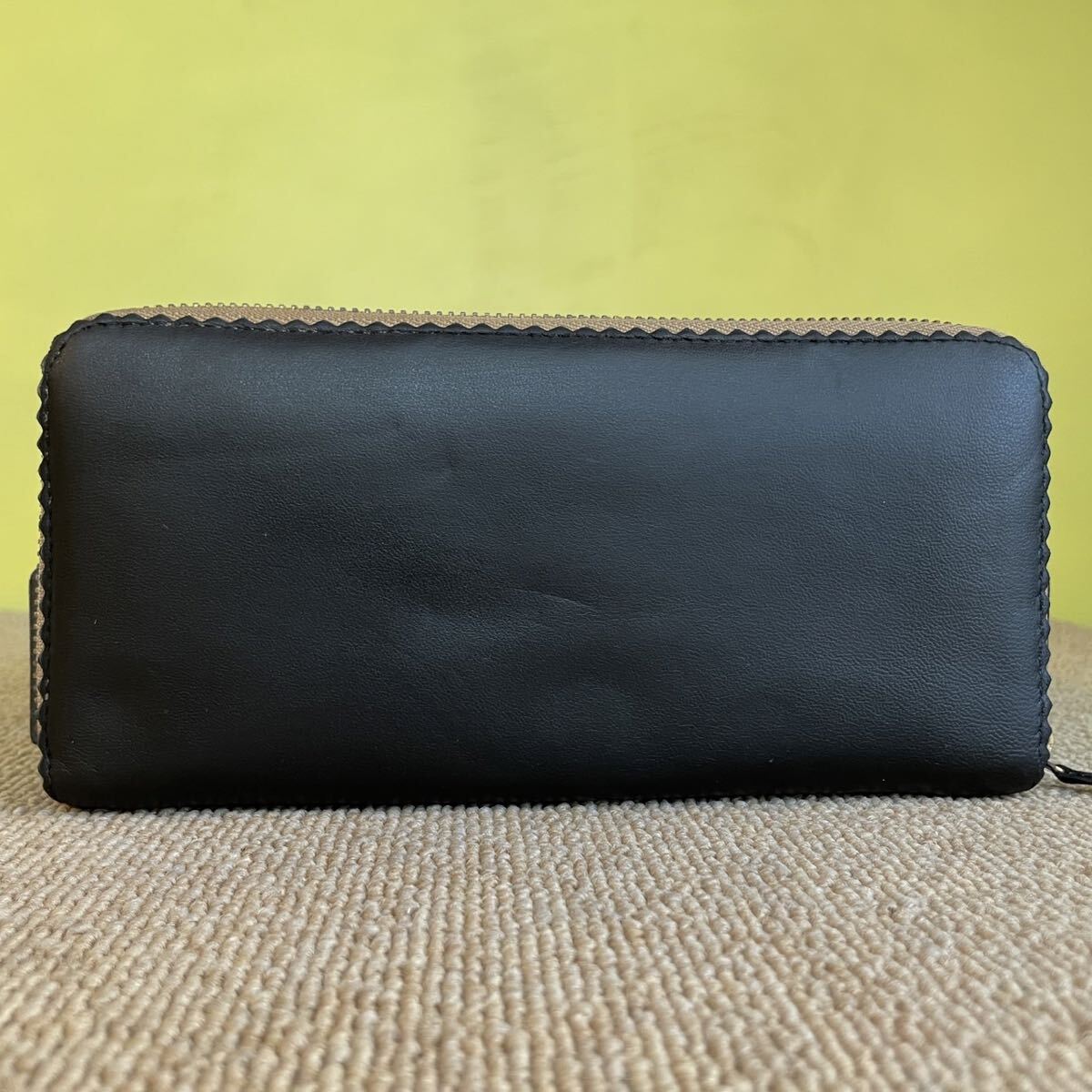 一円　 美品　LOEWE ロエベ 長財布 ロングウォレット ウォレット ブラック レザー アマソナ 財布_画像3