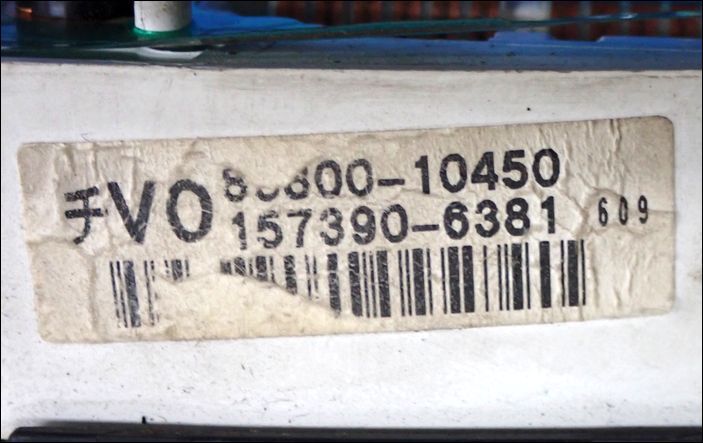 ■ 実働 ■ スターレット グランツァV ( EP91 ) 用 純正 スピードメーター ■_画像5