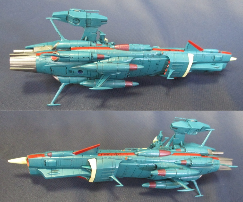 ☆完成品☆メカコレ■アンドロメダ級宇宙戦艦「アルニヤト」★ヤマト3199_画像10