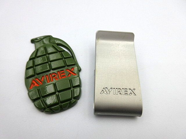 新品 AVIREX アヴィレックス クリップ マーカー AVXBA1-81MK カーキ　※ネコポス便対応_画像3