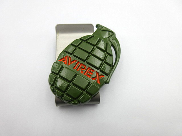 新品 AVIREX アヴィレックス クリップ マーカー AVXBA1-81MK カーキ　※ネコポス便対応_画像4
