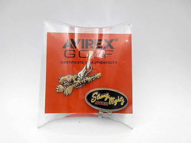 新品 AVIREX アヴィレックス クリップ マーカー 20SS-A28 イエロー　※ネコポス便対応_画像1