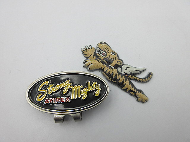 新品 AVIREX アヴィレックス クリップ マーカー 20SS-A28 イエロー　※ネコポス便対応_画像3