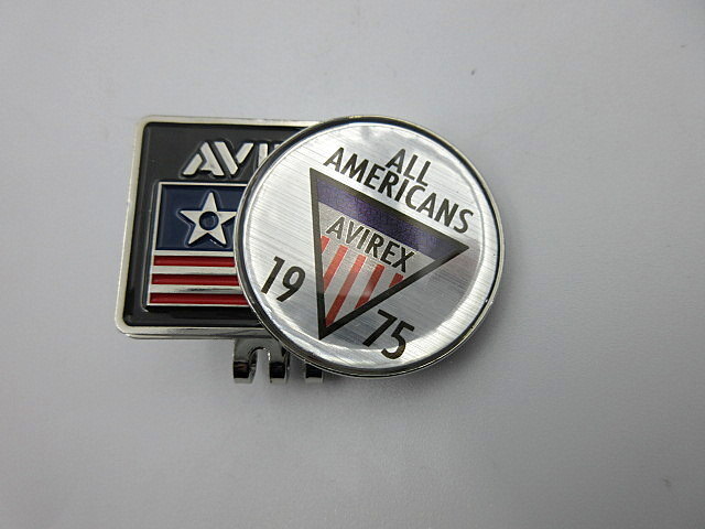 新品 AVIREX アヴィレックス クリップ マーカー 20SS-A23 シルバー ※ネコポス便対応_画像3